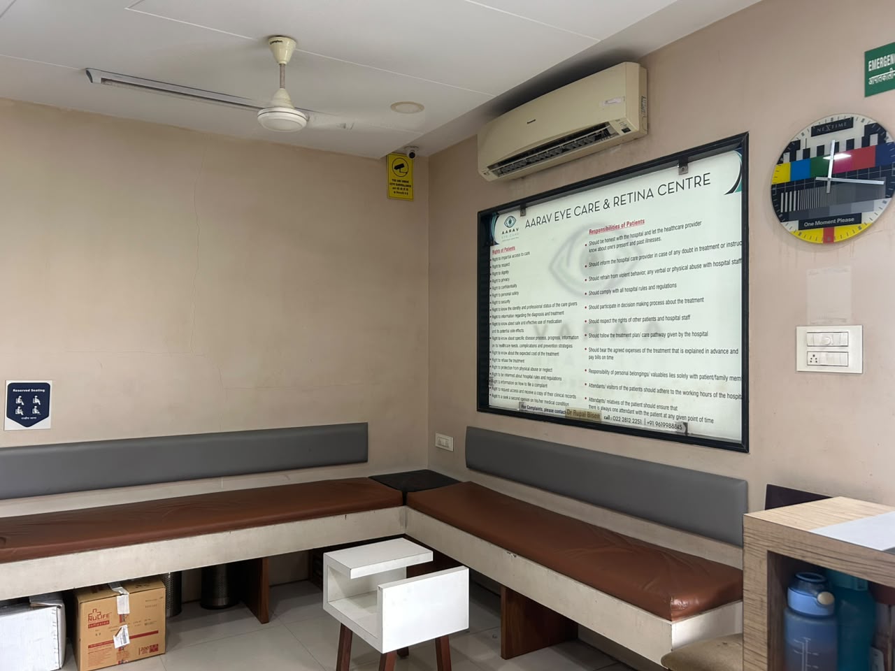 Patient-care environment at Aarav Eye Care Mira Road